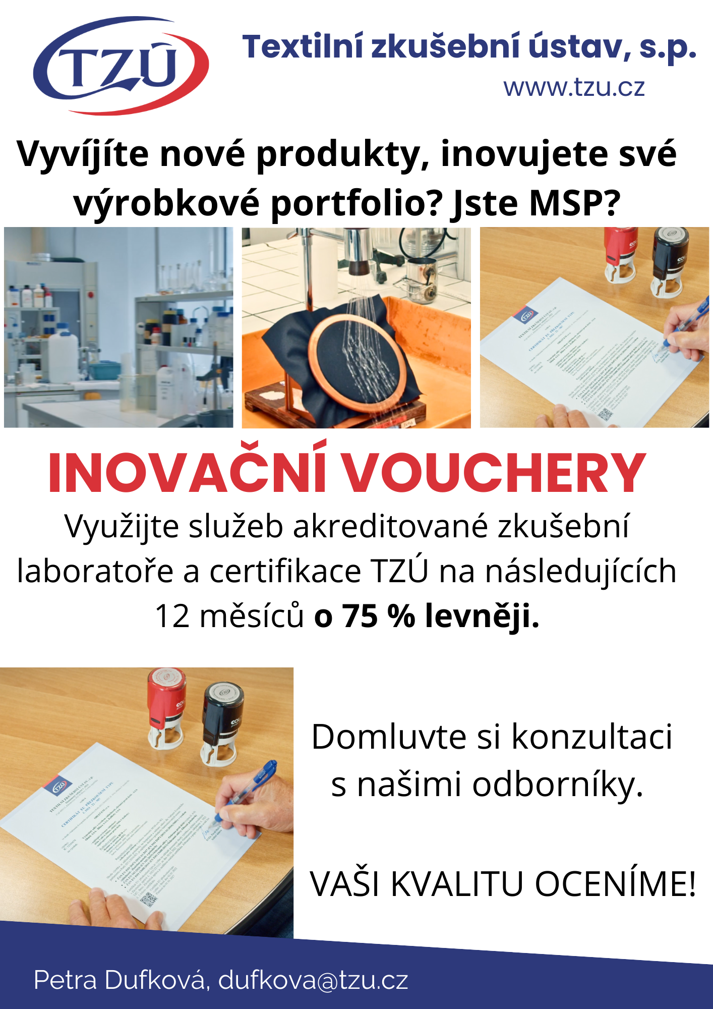 Inovační vouchery byly prodlouženy o jeden rok