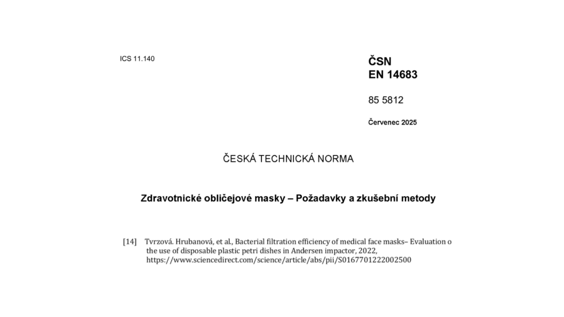 Zaměstnanci TZÚ se podíleli na revizi normy ČSN EN 14683