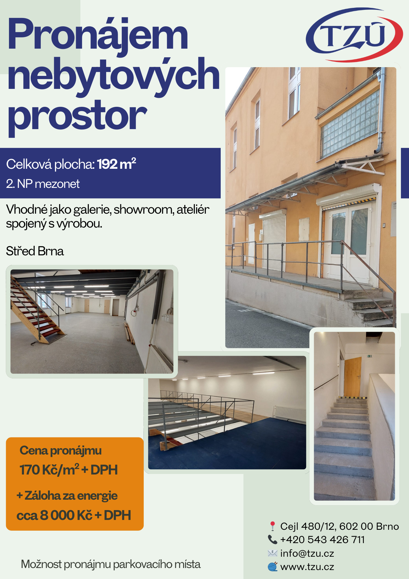 Nově nabízíme pronájem nebytových prostor s variabilním využitím