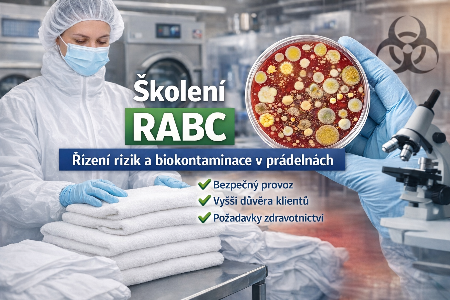Systém kontroly bio kontaminace v prádenách (RACB)